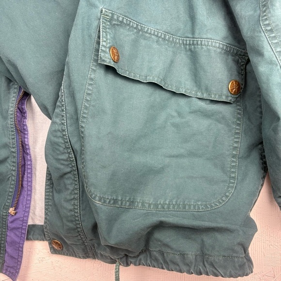 Vintage Class 955 Green and Blue Military Field / Bomber Jacket Small - Picture 7 of 14
